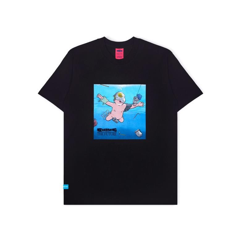 Promo T-Shirt Kamengski X Nevermind Short Tee Kaos Pria Wanita