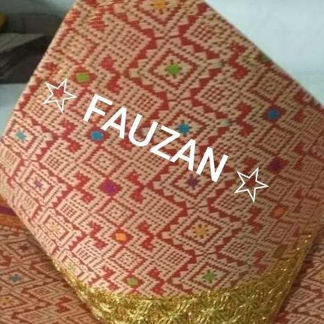 Topi adat palembang // Topi songket melayu // Tanjak adat sumatra
