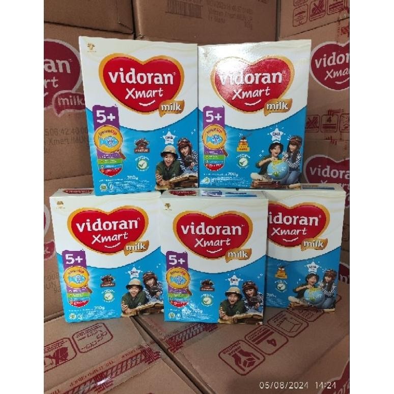 Vidoran Xmart 5+ 700gr Susu Pertumbuhan Anak 5-12 Tahun AST