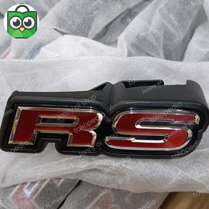 * Emblem Logo Rs Rs Grill Depan New Brio 2018 Original *