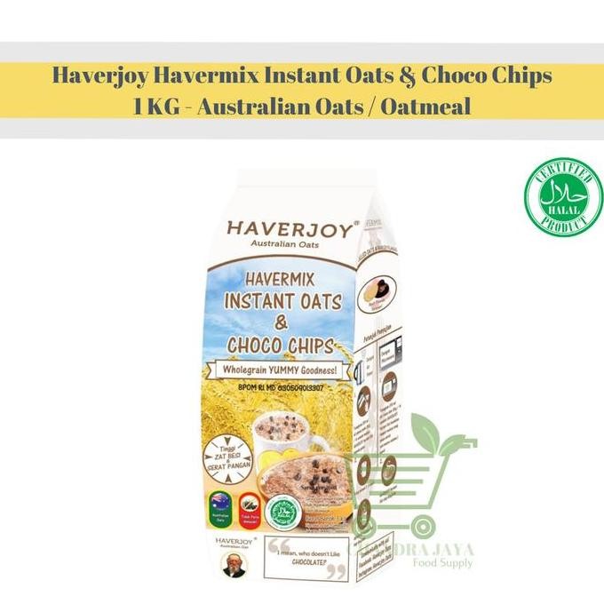 

Haverjoy Havermix Instant Oats & Choco Chips 1 Kg - Australian Oat Terbaru