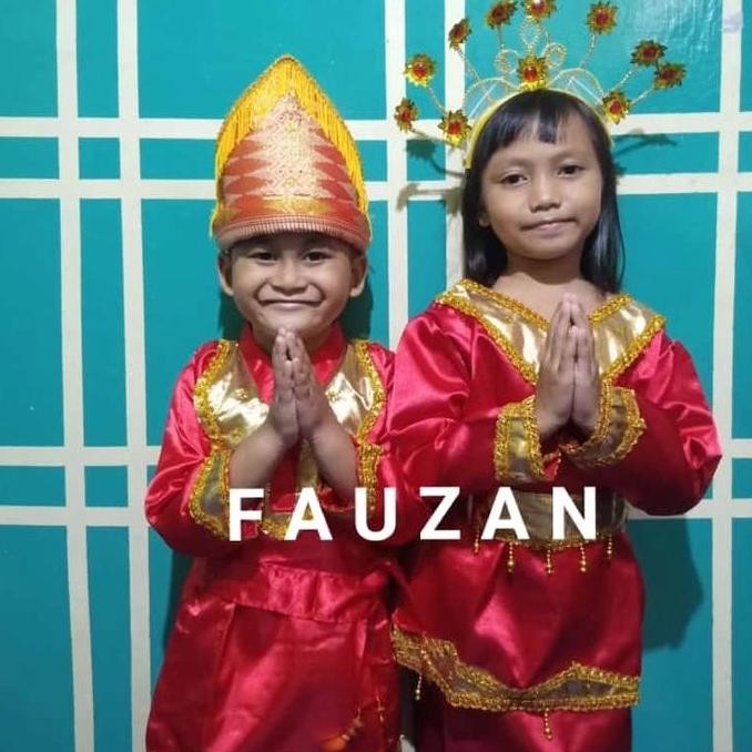 Pakaian adat riau TK SD // Baju adat riau // Baju melayu