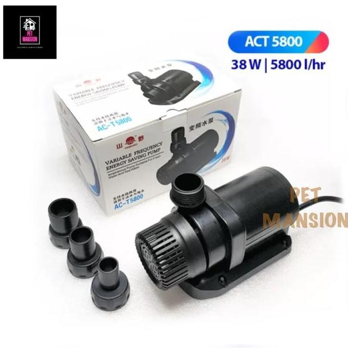 Yamano Amphibious Pump Act-5800 Pompa Aquarium Amphibi Act5800 Act 580