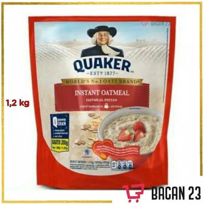

Quaker Instant Oatmeal (1,2Kg) Best Seller