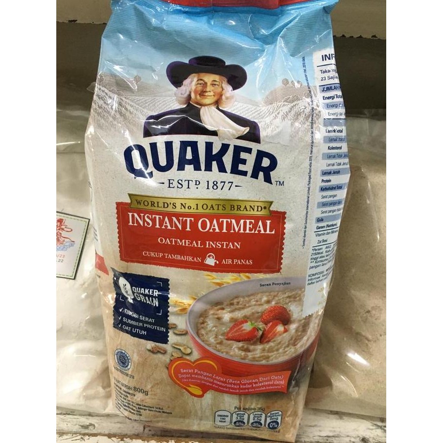 

Quacker Instant Oatmeal 800Gr Best Seller