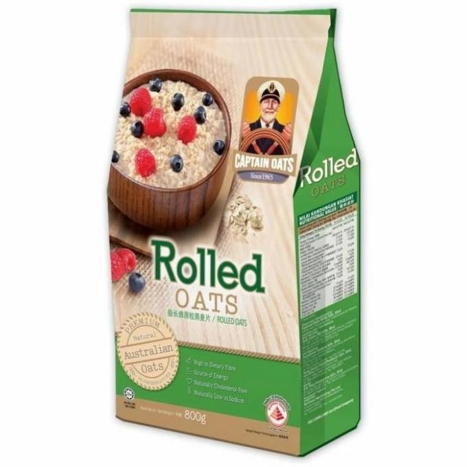 

Captain Oats Rolled Oats Oatmeal Terbaru