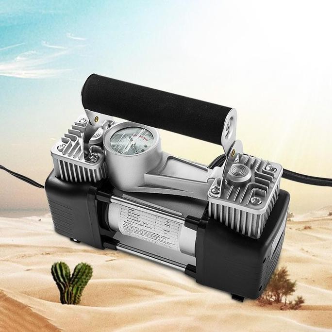 Kompresor Angin Mini Listrik Kompressor Udara Pompa Ban Mobil Airbrush