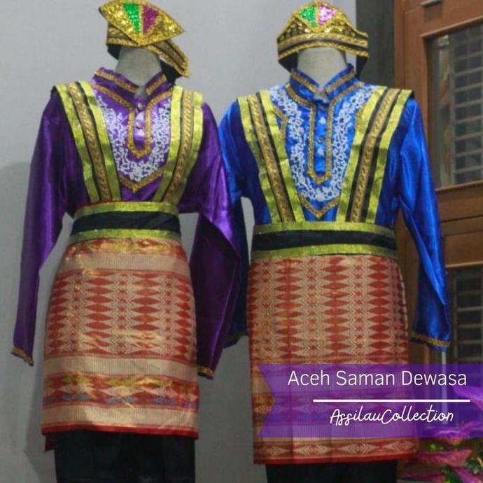 Pakaian Tradisional Tari Saman//Baju Adat Tari Saman