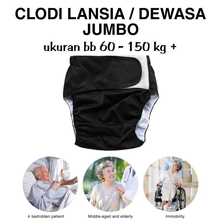 CLODI LANSIA JUMBO CLODI DEWASA JUMBO POPOK LANSIA POPOK DEWASA SV