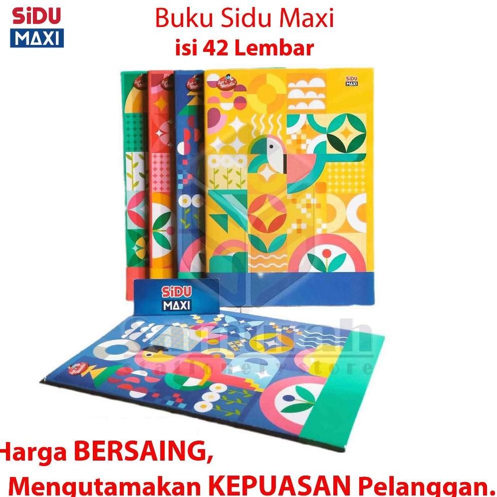 

Buku Tulis Sidu Maxi 42 Lembar / Sidu Campus Besar Isi 42 Lbr Ukuran Boxy / B5 Campuss / 1 Pak - 5 Buku SV9