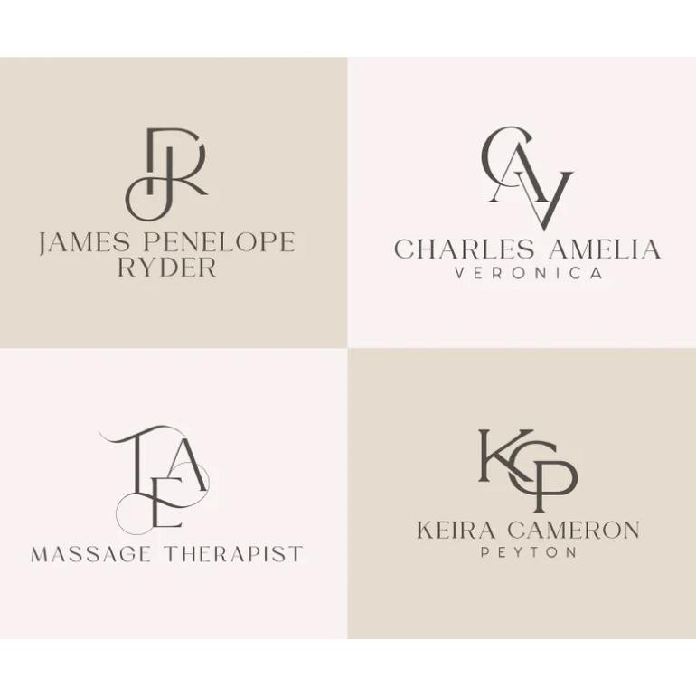 

Arabella Custom Monogram Wedding Logo | Jasa Bikin Desain Logo SV9