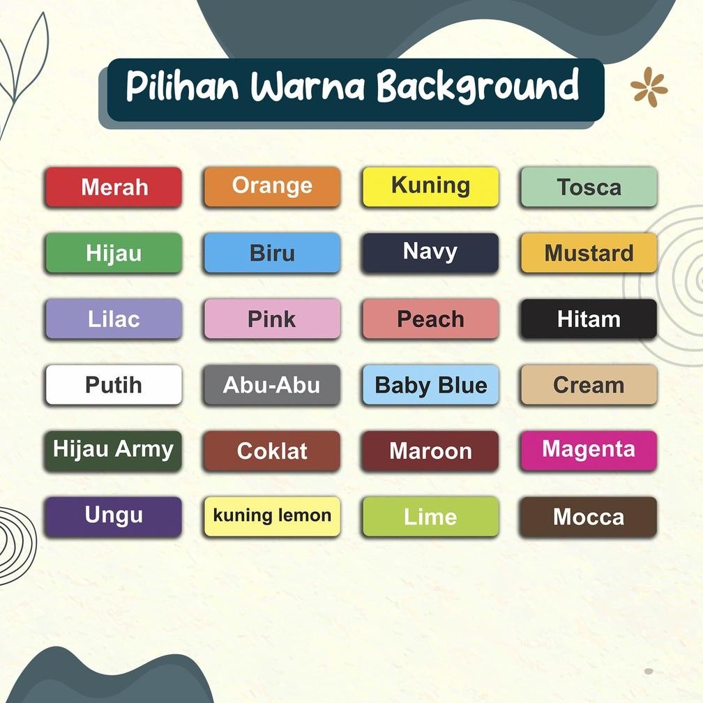 

Sticker Label Baju Kain Sablon DTF / Stiker Baju Sablon Setrika / Label Nama untuk Baju SV9