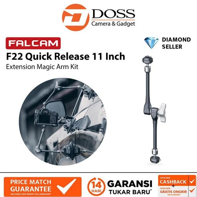 Berkualitas Falcam F22 Quick Release 11 Inch Extension Magic Arm Kit 2975 MURAH