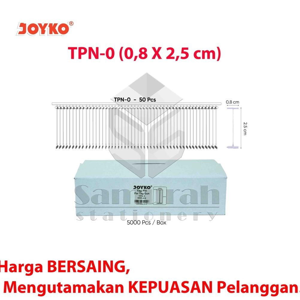 

Tag Pin TPN 0 ( 25 Mm ) Joyko / Peluru Bandrol Label Harga - Merk Baju / Top Pin TPN A00 ( 15 Mm ) / TPN 1 ( 35 Mm ) SV9