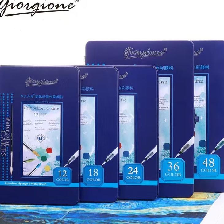 

Bobomart Giorgione Solid Watercolor Paint Cat Air G900 1218243648 Warna Free Brush