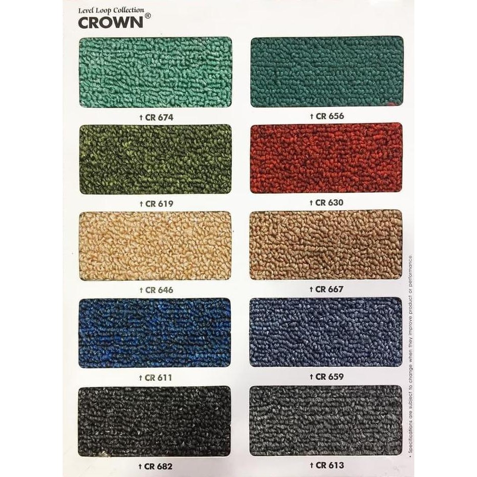 Karpet Meteran Crown (Karpet Crown untuk Lantai di Kantor)
