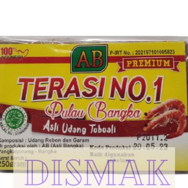 

Terasi Ab No 1 Bangka 250 Gram