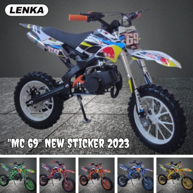 Motor Trail Mini Lenka MC 69 PC MOTO PMB UTX Mainan Anak Pakai Bensin