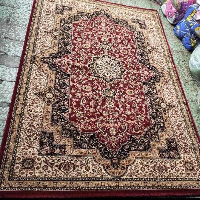 karpet permadani turki asli super tebal halus ukuran 2x3