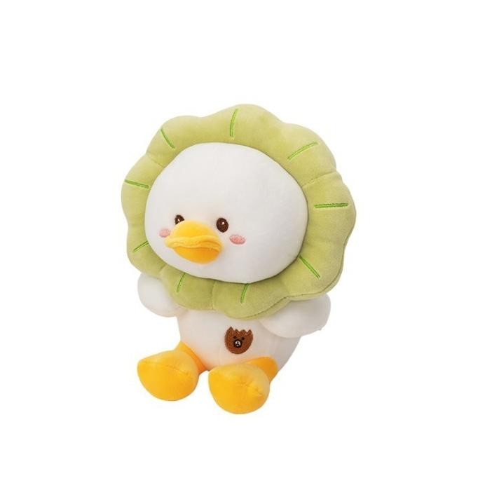 TERLARIS KKV MAINAN BONEKA BEBEK SUNFLOWER LUCU BAHAN HALUS LEMBUT DAN KUAT