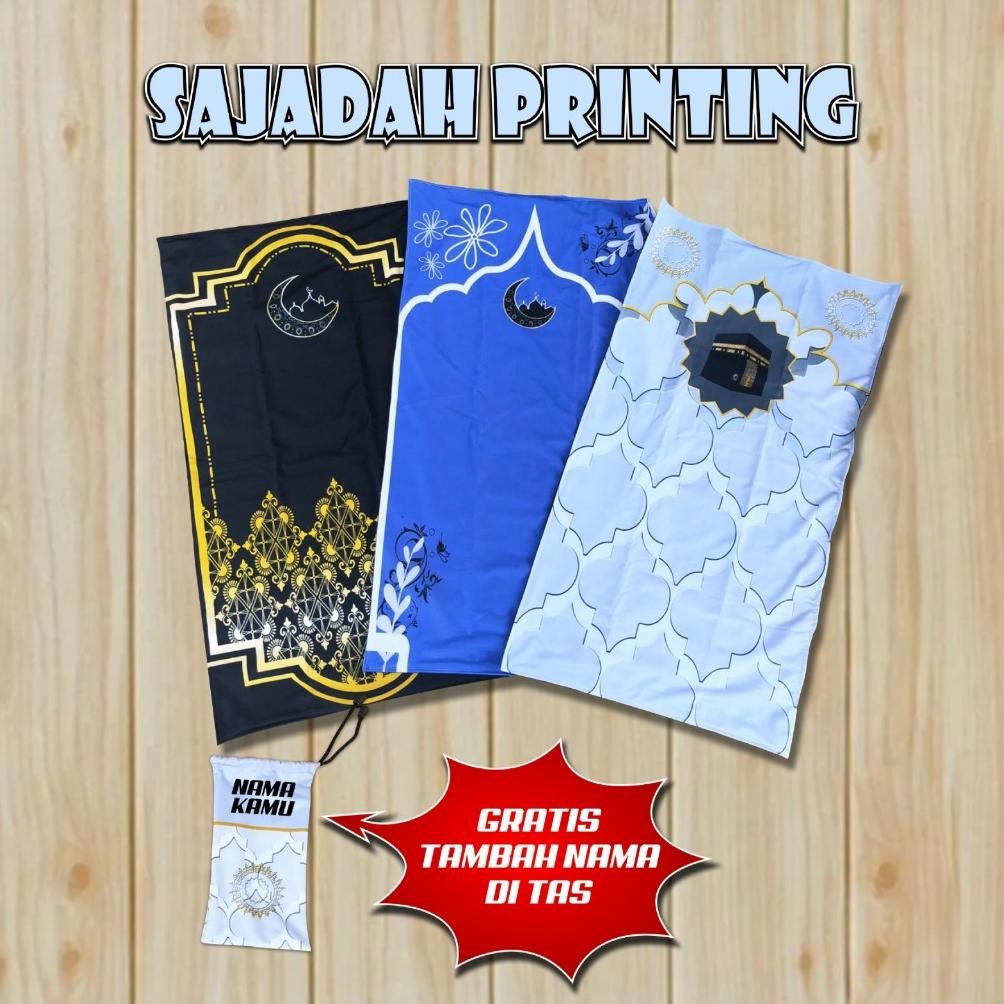 Sajadah Travel Anti Slip full Printing AST