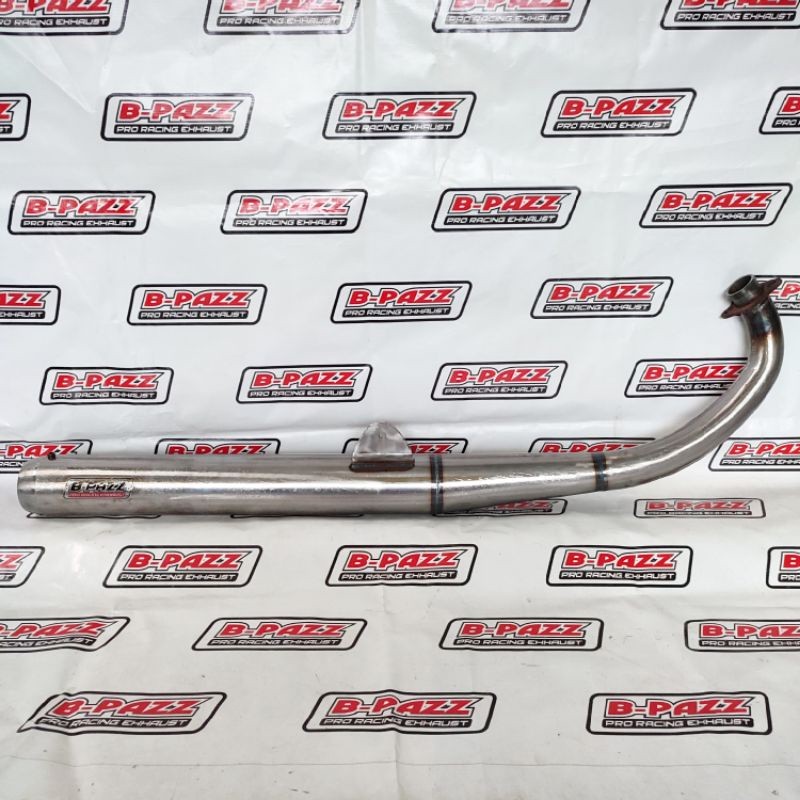 Knalpot B-PAZZ RX King Standar Racing Galvanis Poles Vernis