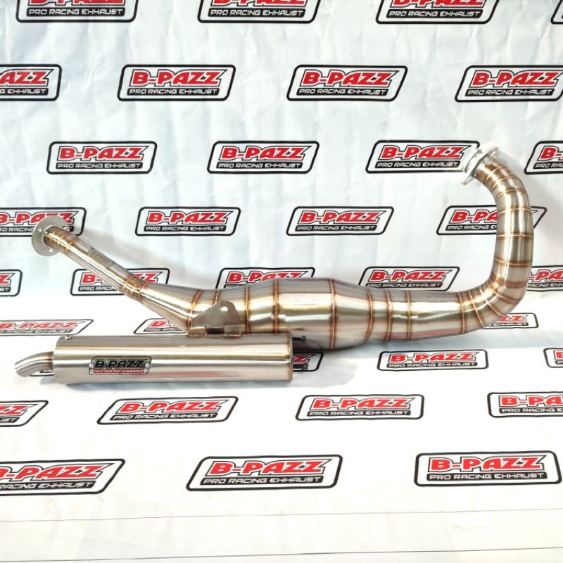Knalpot B-PAZZ Ninja RR New Model Cacing Standar Racing Full Stainless