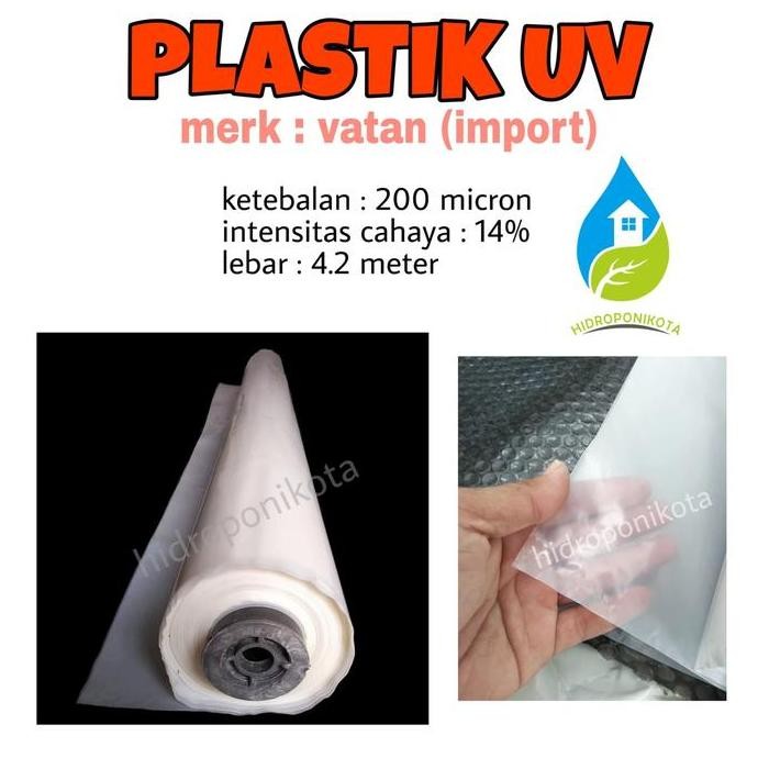 TERMURAH - plastik uv vatan import lebar 4.2 meter