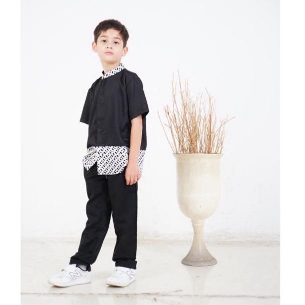 family set, baju sarimbit keluarga, batik sarimbit keluarga AST