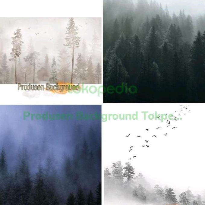 Kain Background Foto Motif Pemandangan / Alam Promo