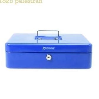 

HARGA DISC - Cash Box Krisbow 30 x 24 x 9 Cm Biru