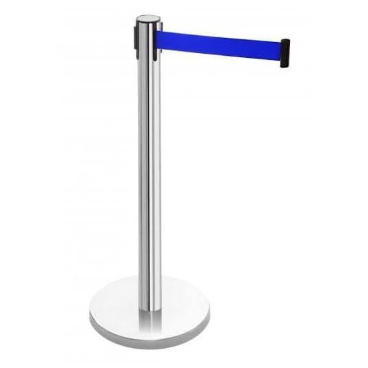 

HARGA DISC - Tiang Pembatas antrian 3 mtr tali Blue stainles steel