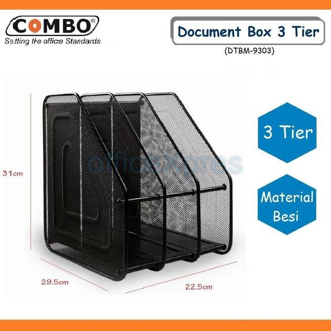 

Rak Box File Kantor 3 Tier / Rak Dokumen layer / Document Rack / File MM