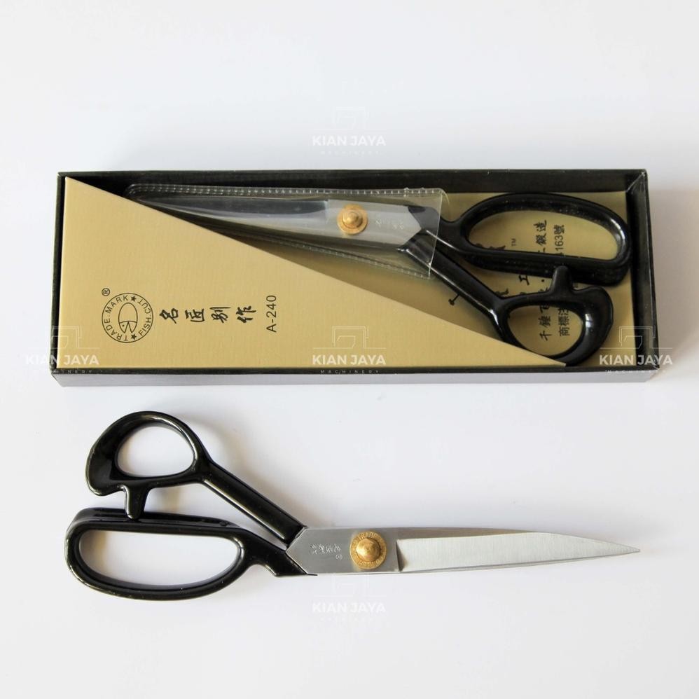 

Baru Gunting Kain Fish Cut 10" AAA - Gunting Potong Cap Ikan Original
