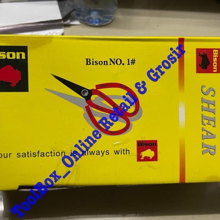 

Baru Gunting Kulit Kain BISON No.1 / Wang Ma Ze No.1 - 12 Pcs Per Pack