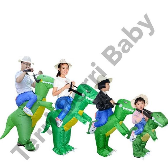 KOSTUM DINO ANAK PESTA COSPLAY DINOSAURUS ANAK ULTAH BADUT INFLATABLE