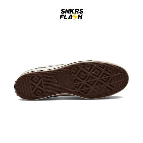 CONVERSE Chuck 70 Succulent Print Egret Black Sepatu Sneakers Wanita - A00653C - Size 40