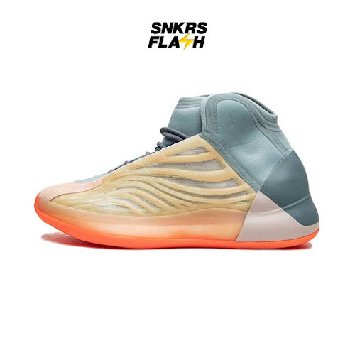 ADIDAS Yeezy Qntm Hi Res Coral Sepatu Sneakers Pria - HP6595 - Size 42.7