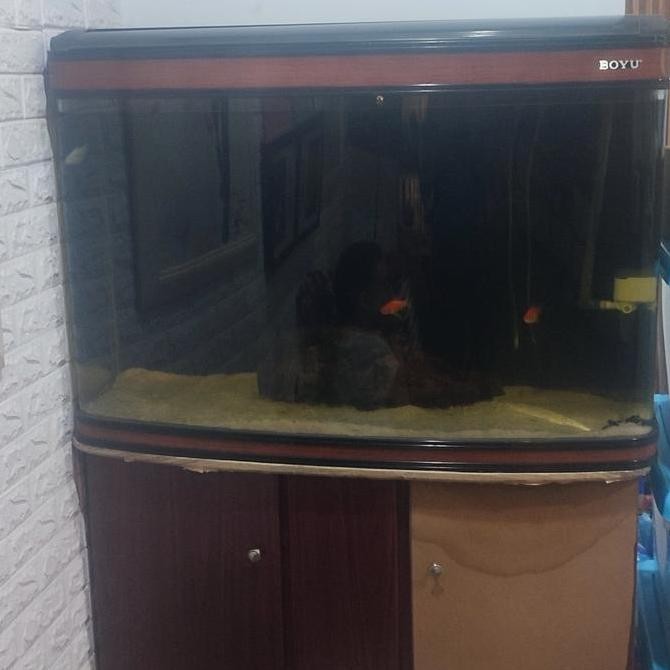 Aquarium Boyu Set Kabinet Plus Pompa Jebo