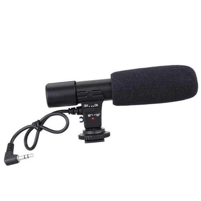 Rajawali Microphone Mic-01 For Canon, Nikon Dslr, Sony Handycam