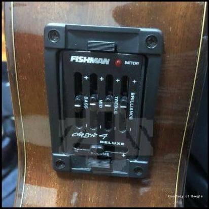 Equalizer Preamp Fishman 4-Band Classic 4 Deluxe