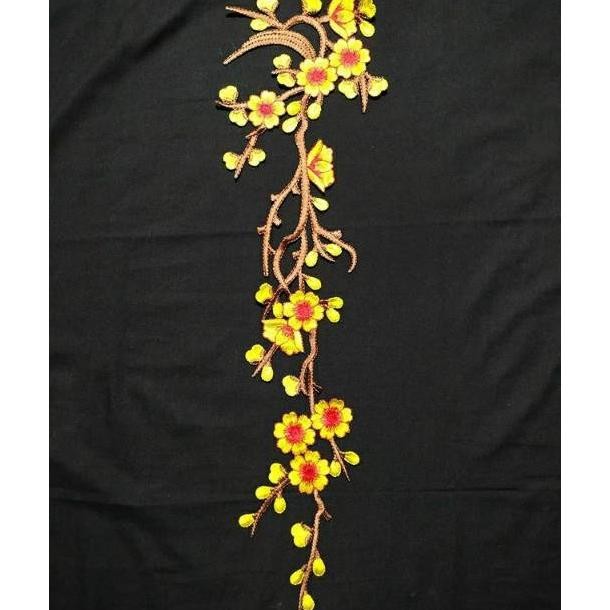 Renda Bordir Bunga Sakura Benang Rayon 9 Warna