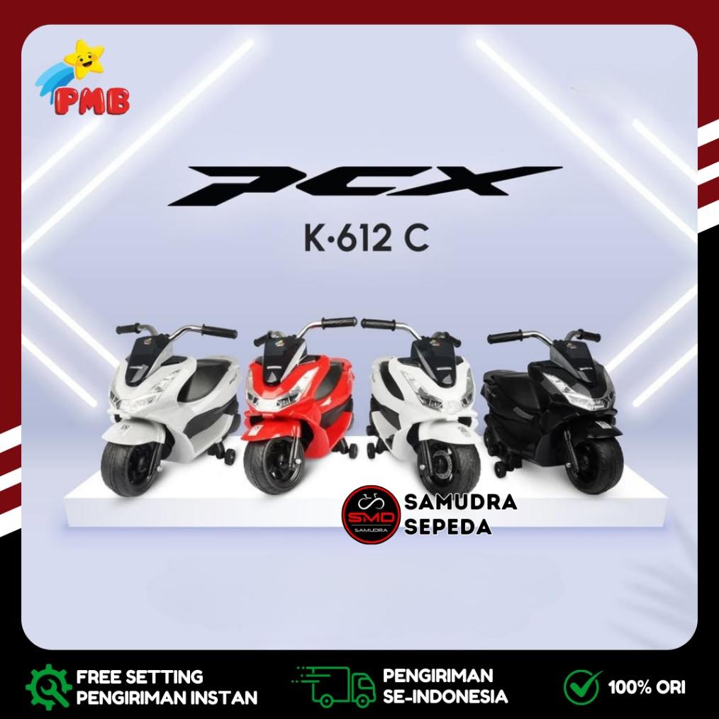 Motor Aki Mainan Anak Cas PMB PCX CBR NMAX SCOOPY K611 K612 K613 K615 Mini 6V Murah BDG AST