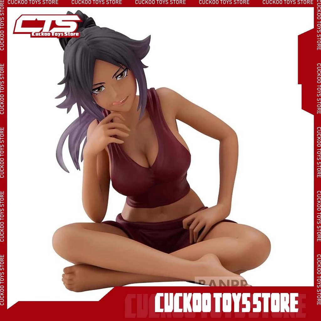 10Cm Bleach Figure Shihouin Yoruichi Figurine Relax Time Anime Figure Pvc Statue Doll Model Collecti