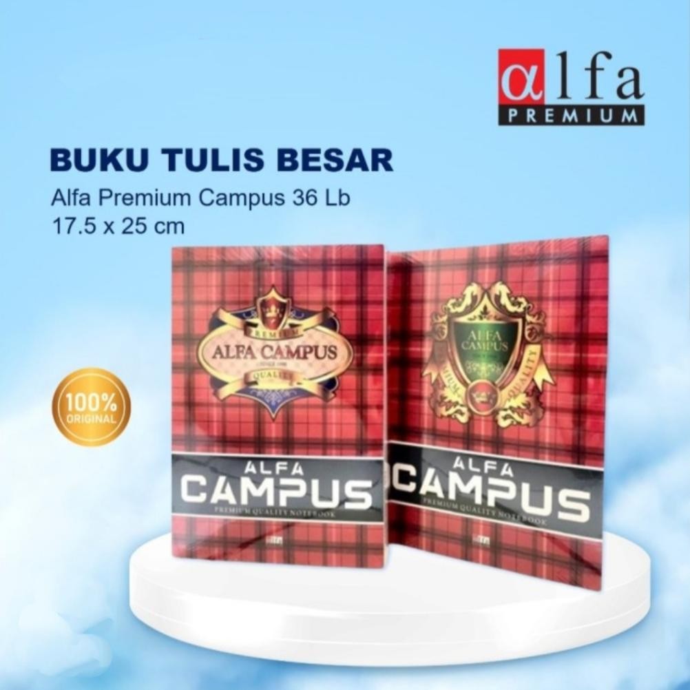 

BUKU TULIS CAMPUS PANJANG 36 LEMBAR isi 10