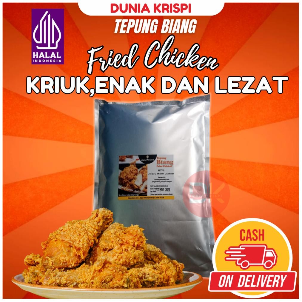 

Bumbu Biang Tepung Fried Chicken Ala KFC 1Kg