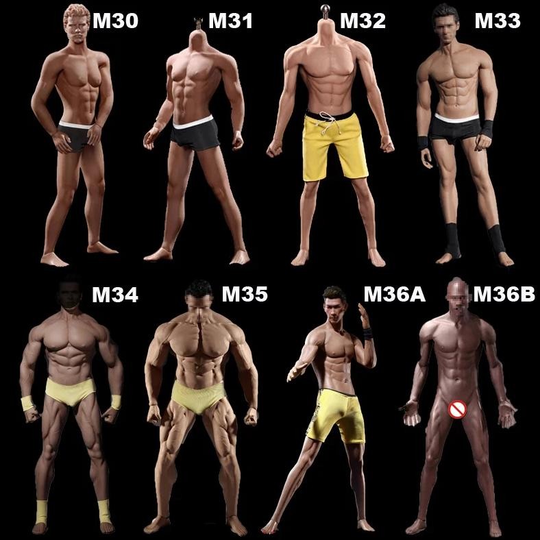 1/6 Tbleague M30 M31 M32 M33 M34 M35 M36 Steel Stainless Skeleton Body Super Flexible Seamless Male 