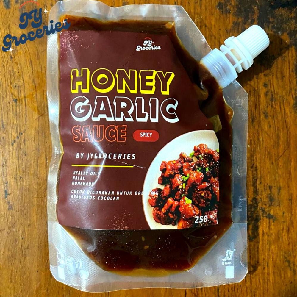 

Saos Saus Honey Garlic Spicy Halal Sauce 250ml JY Groceries RB10