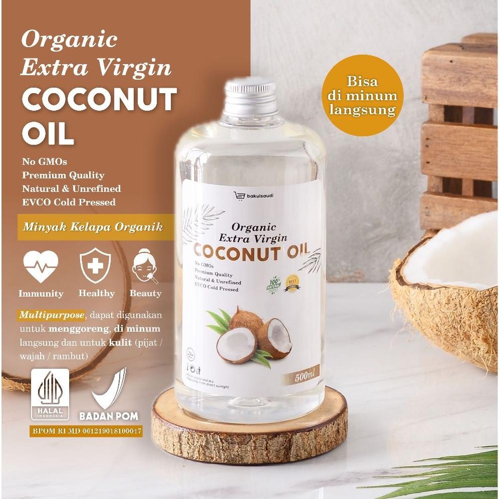 

Organic Extra Virgin Coconut Oil Cold Pressed VCO EVCO Ekstra Virgin Minyak Kelapa 100% Organik RB10