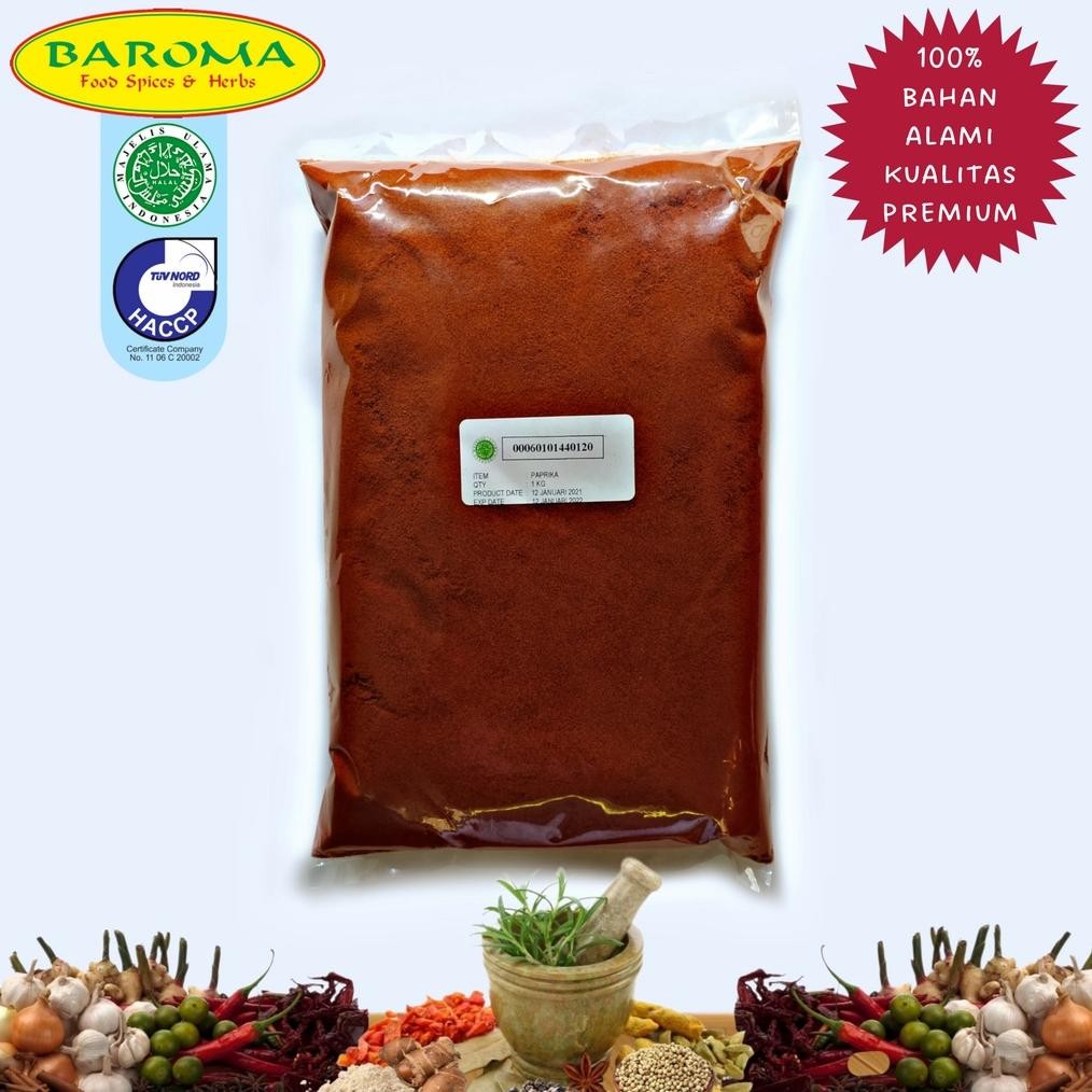 

Paprika Bubuk Halus / Bell Pepper Powder 1Kg RB10